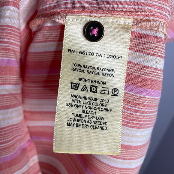 Anthropologie Visayas Stripe Wide Leg Cropped Jumpsuit Women's XS Casual - Picture 13 of 13